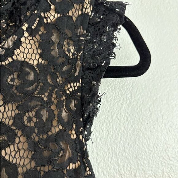 Hidden Label sleeveless black lace dress size L - Picture 4 of 9